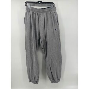 Champion Mens Gray Jersey Sweatpants XL P7310 Joggers Athletic Lounge Pants